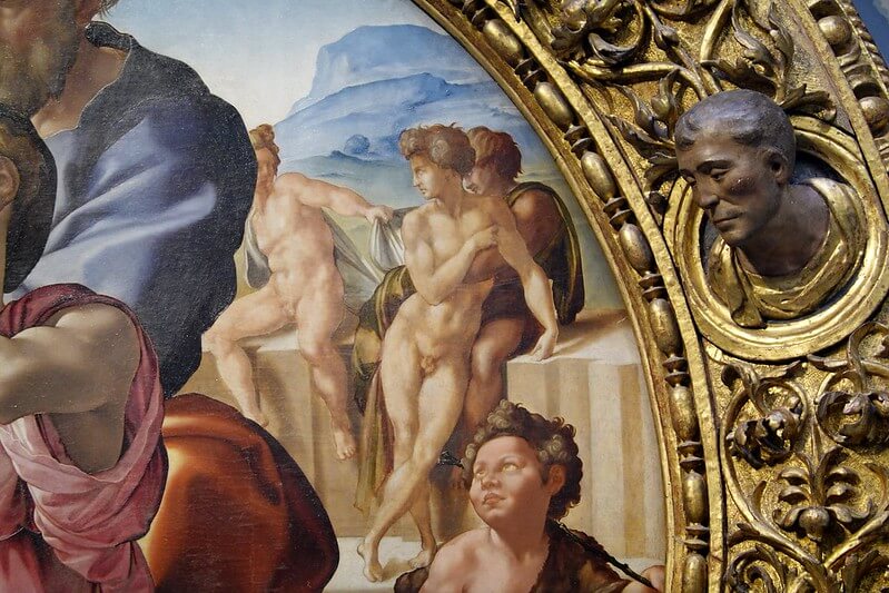 Tondo Doni Michelangelo Detalle