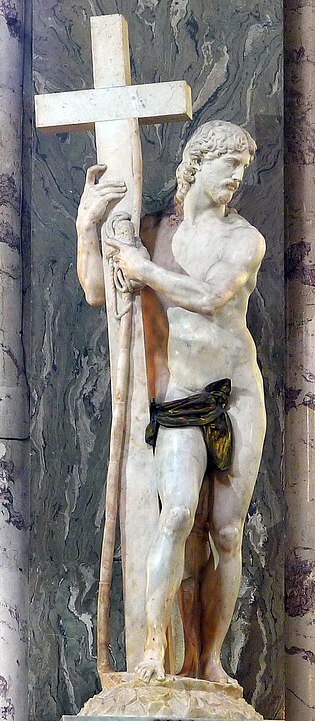 Cristo Resucitado de la Minerva de Michelangelo 